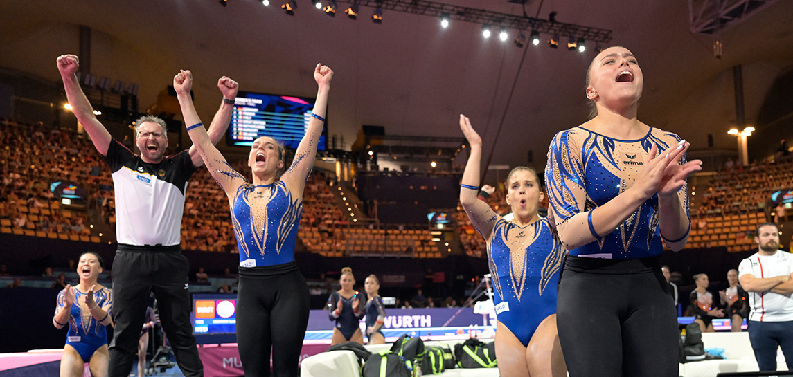 Das deutsche Team gewinnt Bronze im Mannschaftswettbewerb der Europameisterschaft 2022 in München