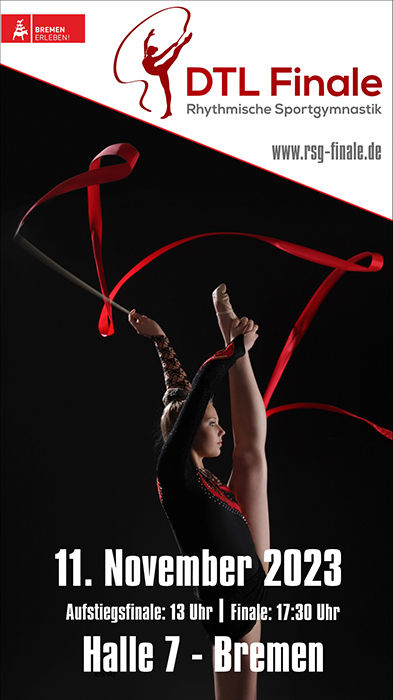 Plakat DTL-Finale Rhythmische Sportgymnastik 2023